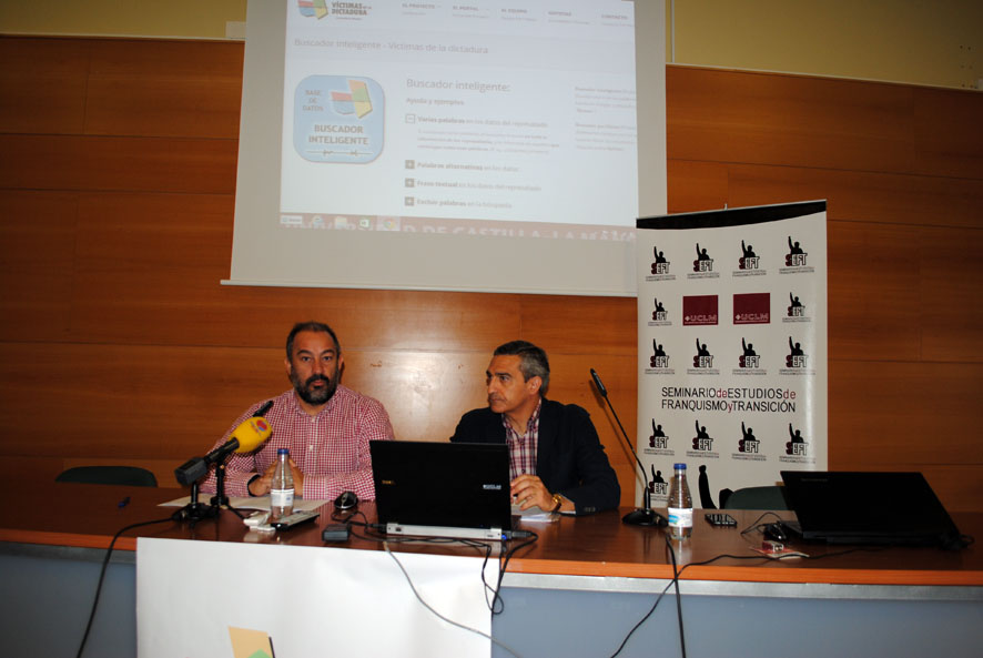 Julián Garde y Manuel Ortiz, en la presentación