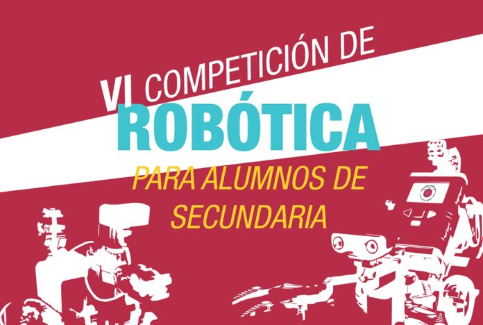 Fragmento del cartel anunciador de la VI Competición de Robótica de la Escuela de Industriales de Ciudad Real