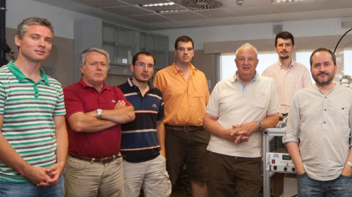 De dcha. a iqda.: J.P. Andrés, R. López Antón, J. M. Riveiro, J. A. González, J. Á. de Toro, P. Muñiz y P. Normile