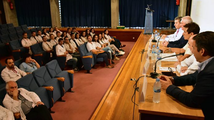 El acto de bienvenida se ha celebrado en el complejo hospitalario de Toledo. © Gabinete de Comunicación UCLM