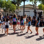 Flashmob realizado en los exteriores del stand de la UCLM