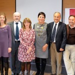 Gallizo, con profesores de la Facultad de Derecho y Ciencias Sociales de Ciudad Real