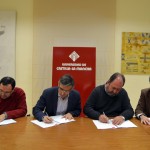 El vicerrector de Profesorado firmó el Plan con los representantes de las organizaciones sindicales