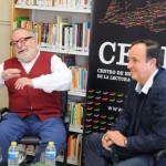 Fernando Savater junto a Santiago YUBERO, decano de la Facultad de Ciencias de la Educación y Humanidades