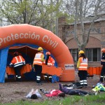 Puesto de atención médica de Protección Civil