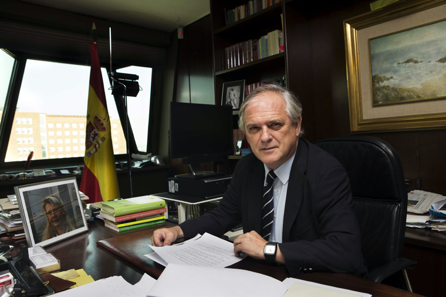 El que fuera profesor de la UCLM Luis Ortega Álvarez, en foto de archivo (Fuente: Tribunal Constitucional)