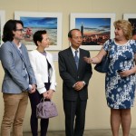 La vicerrectora con el embajador y otros representantes de la UCLM y de la Oficina Cultural de Taipei