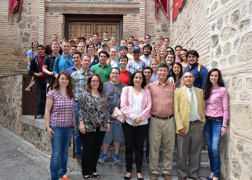 La vicerrectora de Relaciones Internacionales dio la bienvenida a los estudiantes estadounidenses en el Campus de Toledo