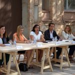 Autoridades participantes en la inauguración del curso