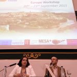 La vicerrectora y el profesor Sánchez de Rojas en la inauguración del congreso