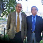 Fernando Langa y Sumio Iijima, premio Príncipe de Asturias 2008 y uno de los descubridores del grafeno