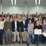 Foto de grupo de los alumnos de la I promoción del Curso de Experto en Gestión Cultural y Universidades Populares