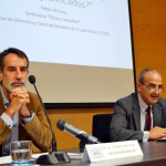 Pablo de Lora y Juan Ramón de Páramo, al comienzo del seminario