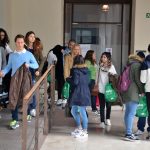 Alumnos, en su visita al Campus de Toledo