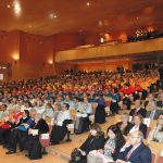 Numeroso público arropó a Collado en su segunda investidura como rector de la UCLM