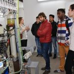 Estudiantes de Ingeniería Industrial en Toledo durante la visita a la planta piloto