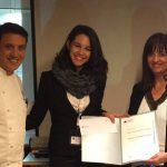 María Isabel Valiente recoge el premio como ganadora del II Certamen Mejor Orador/a 2016