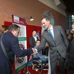 Los reyes, a la entrada de la Facultad de Ciencias Sociales y en el stand de la UCLM