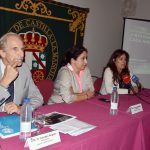 Presidentes nacional y regional de UNICEF con la vicerrectora de Internacionalización y Formación Permanente