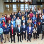 Foto de grupo de los participantes en el encuentro celebrado en la UPNA