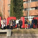 Los estudiantes chinos en el Campus Los estudiantes chinos en el Campus