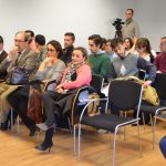 Algunos de los asistentes a la conferencia, entre quienes se encontraba la presidenta de la Audiencia Provincial de Ciudad Real