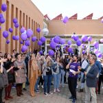 Suelta de globos en el Campus de Albacete