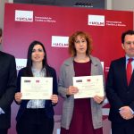 En el transcurso del acto se entregaron lo galardones del II Premio Colegio Notarial de Castilla-La Mancha para Trabajos de Fin de Grado de Derecho Privado