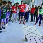 El torneo se disputó en las categorías de robots de sumo y sigue-líneas.  © Gabinete de Comunicación UCLM