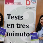 María Belén Carboneras Contreras y Sara Mateo Fernández han compartido el segundo premio.  © Gabinete de Comunicación UCLM